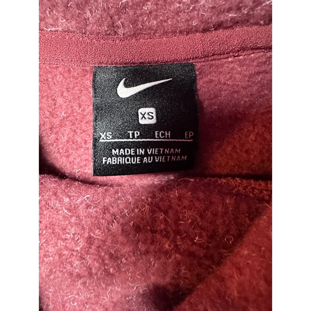 Nike Womens Funnel Neck Fleece Pullover Sweatshirt Rose Pink XS RN56323 - Picture 5 of 9